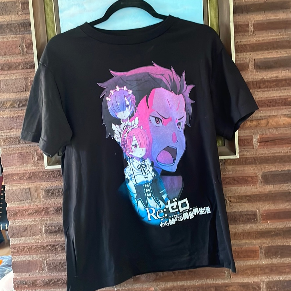 RE:ZERO anime t shirt. New condition.